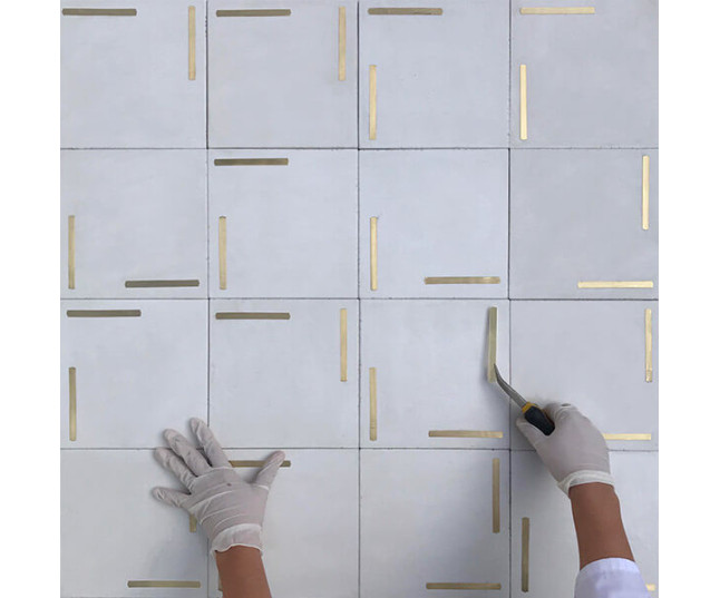 Square Luxury Little Strips Tiles | Suddart Square Luxury Little Strips Tiles | Suddart
